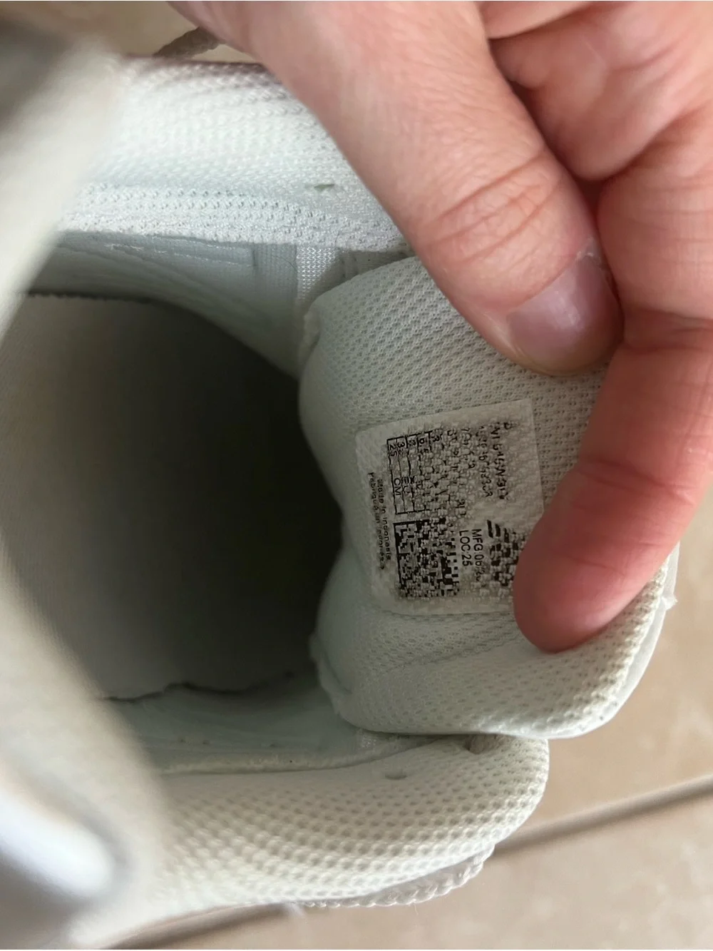 New Balance White Athletic Sneakers